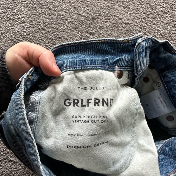 GRLFRND Jules Super High Rise Vintage Shorts - Picture 5 of 6